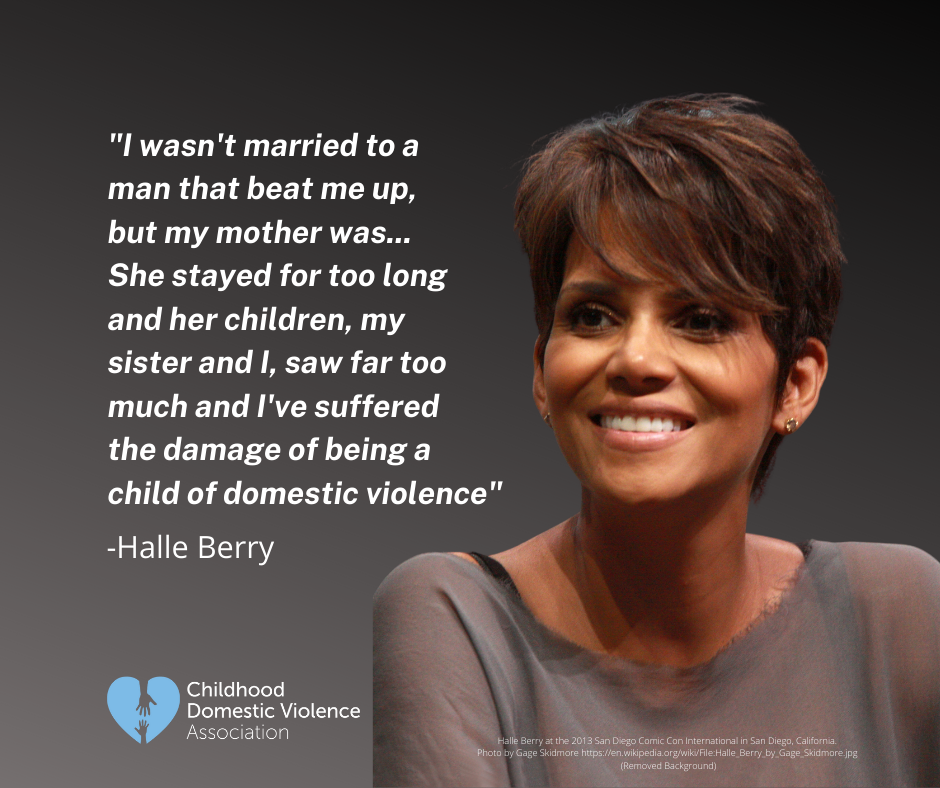 Celebrity Spotlight: Halle Berry Grew up with Domestic Violence